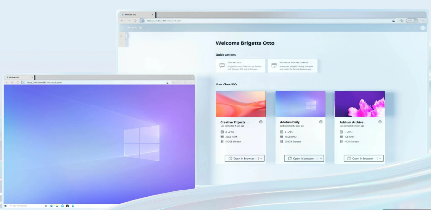 虚拟机里的虚拟机，微软 Windows 365 云电脑将支持 Linux / 安卓子系统